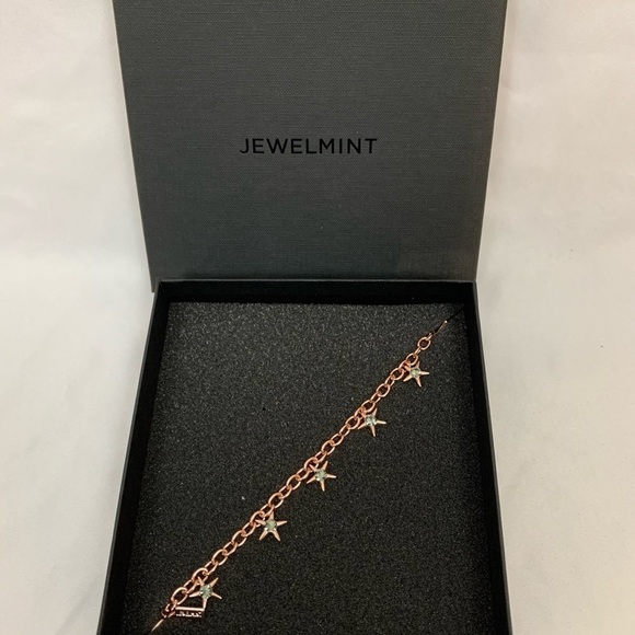 Jewelmint Star Link Bracelet Rose Gold Tone - Picture 1 of 5